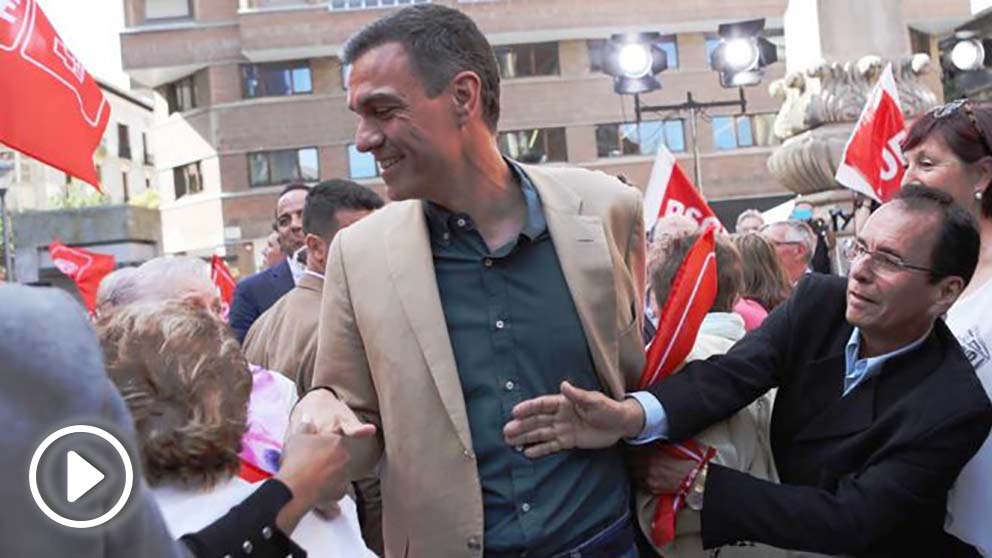 Pedro Sánchez en Pamplona. Foto: Europa Press