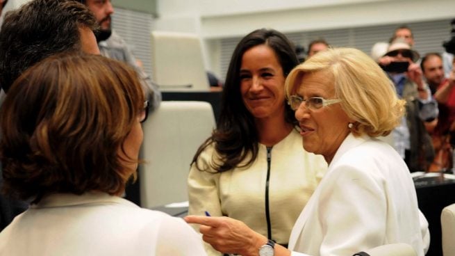 Begoña Villacís junto a Manuela Carmena. (Foto. Madrid)