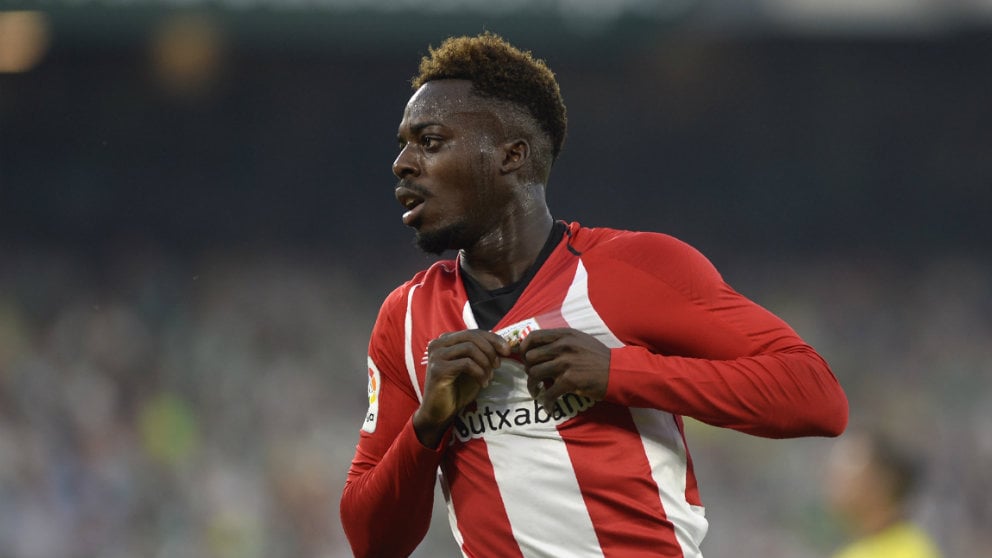 Iñaki Williams con el Athletic (AFP)