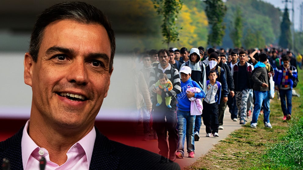 Sánchez dispara la inmigración ilegal mientras aleja a los extranjeros cualificados