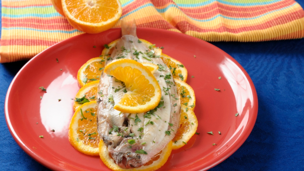 Receta de besugo a la naranja