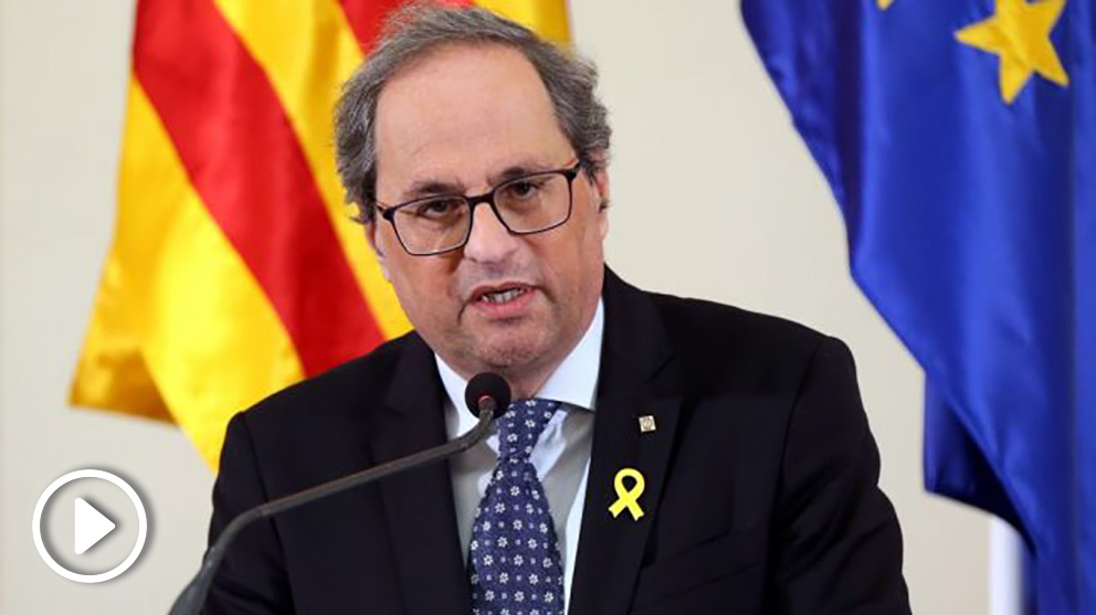 Quim Torra, presidente de la Generalitat. Foto. Getty