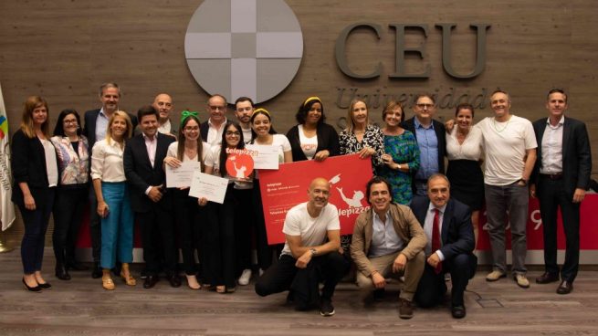 Los alumnos de la Universidad Nebrija de Madrid se alzan con el premio de la III edición de Telepizza Excellence Lab