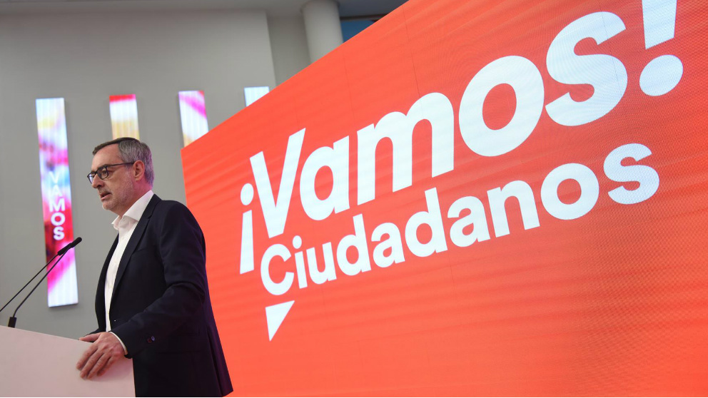 El secretario general de Ciudadanos, José Manuel Villegas. Foto: EP