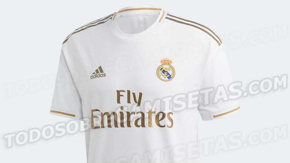 Camiseta del Real Madrid para la temporada 2019-20. (todosobrecamisetas.com)