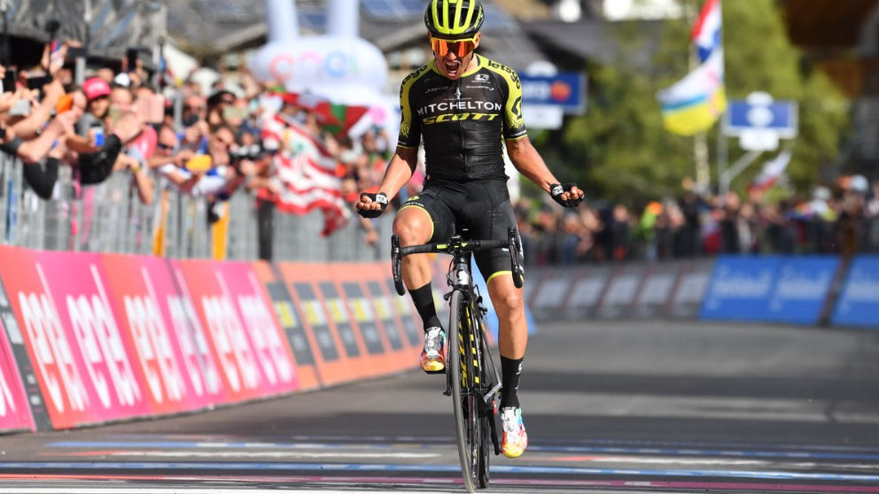 Esteban Chaves volvió a ganar en el Giro de Italia tras pasar una mononucleosis.