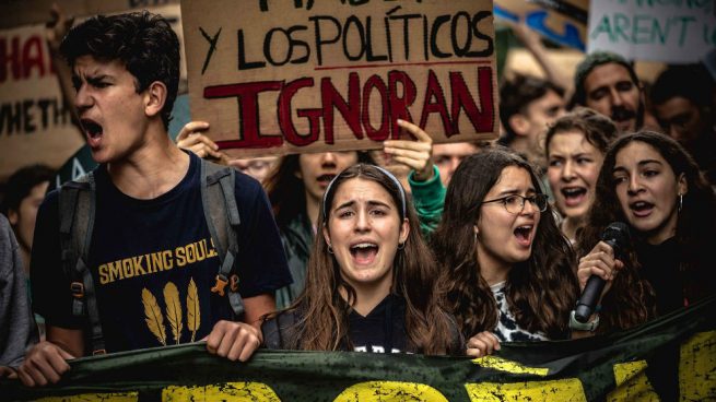 Los estudiantes vuelven a la calle este viernes con una sentada por el cambio climático