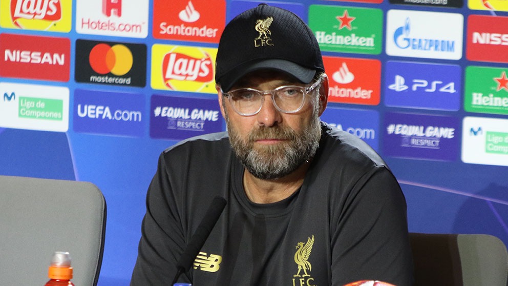 Klopp, durante una rueda de prensa. (Enrique Falcón)