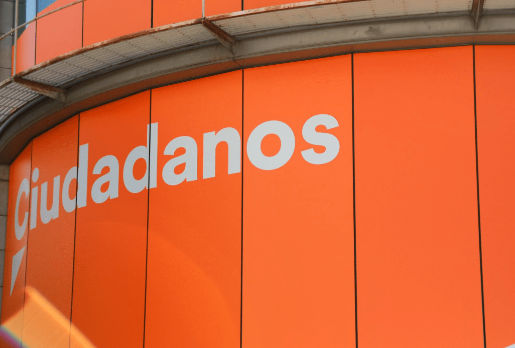 Sede de Ciudadanos en la calle Alcalá (Foto @EP)