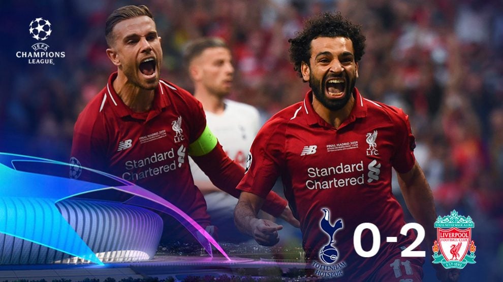 El Liverpool ganó al Tottenham en la final de la Champions.