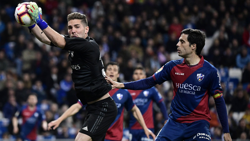 Luca Zidane y Xabi Etxeita (AFP)