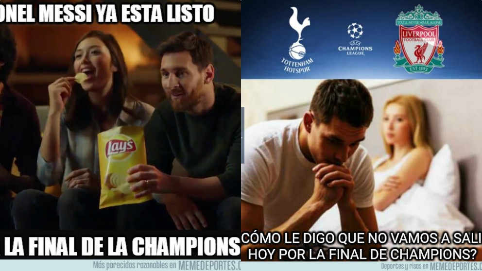 Los mejores memes de la final de la Champions League Tottenham – Liverpool.