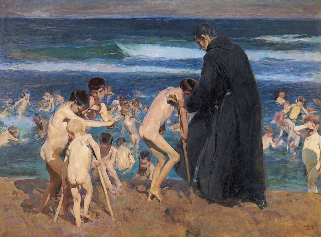 ¡Triste Herencia! de Joaquín Sorolla que se expuso en la Exposición Universal de París de 1900 @Getty