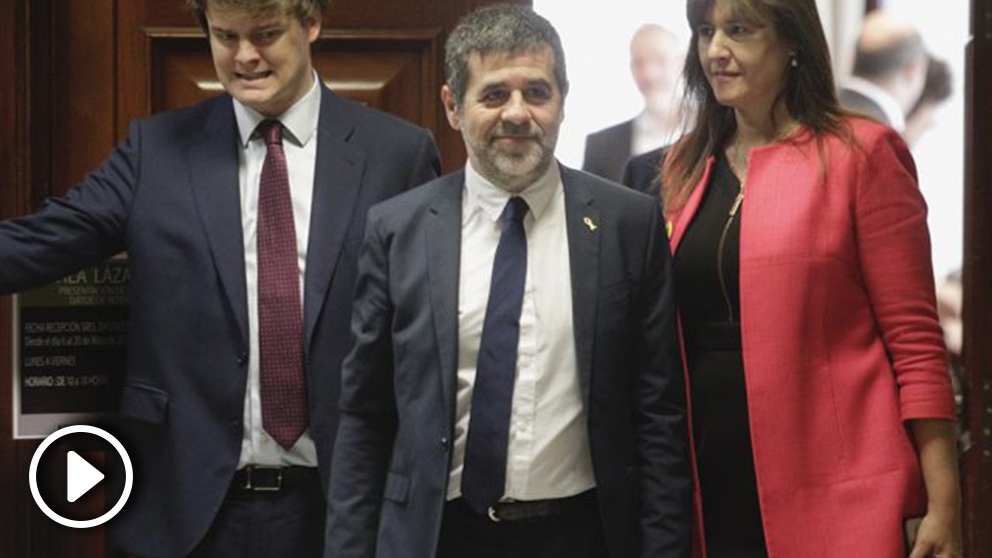 Jordi Sánchez recoge su acta de diputado (Foto: Francisco Toledo).