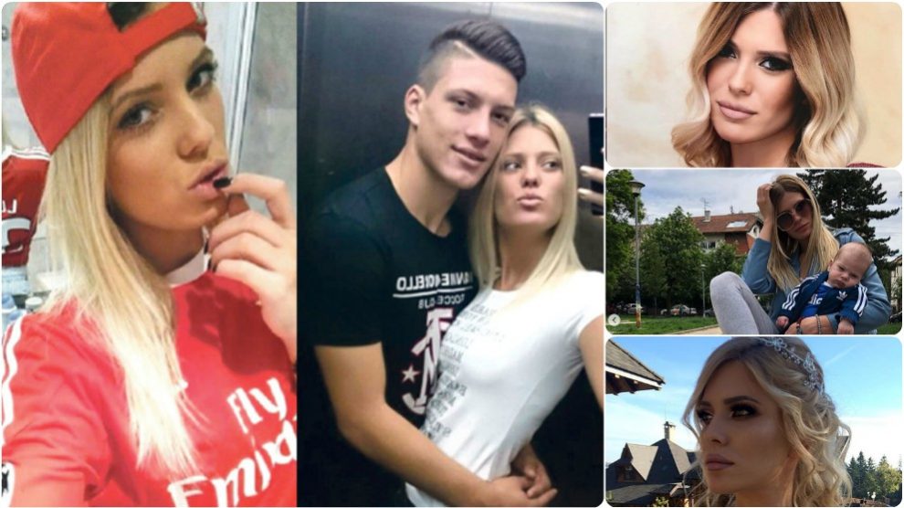 Jovic y su pareja Andjela Manitasevic.