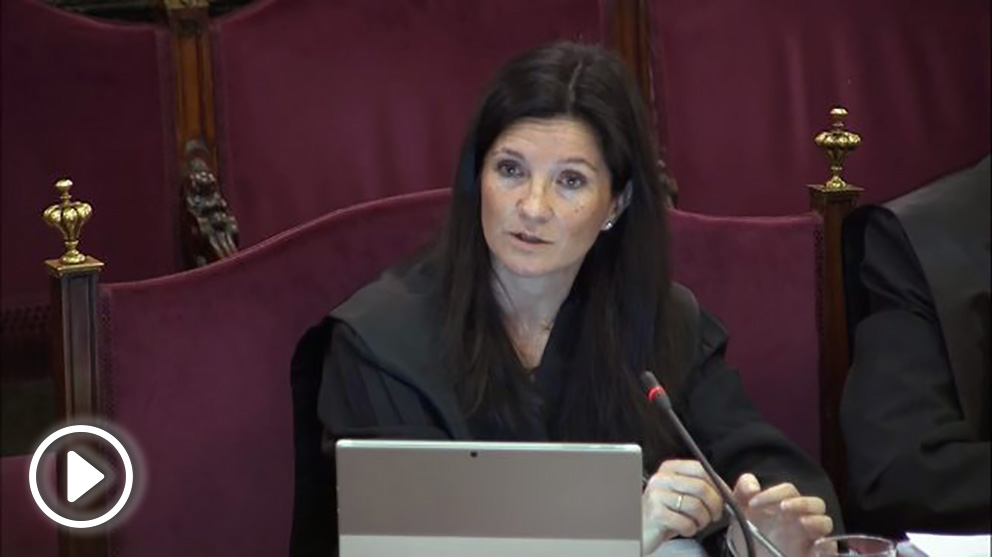 Rosa María Seoane, representante de la Abogacía del Estado en el juicio del procés @EP