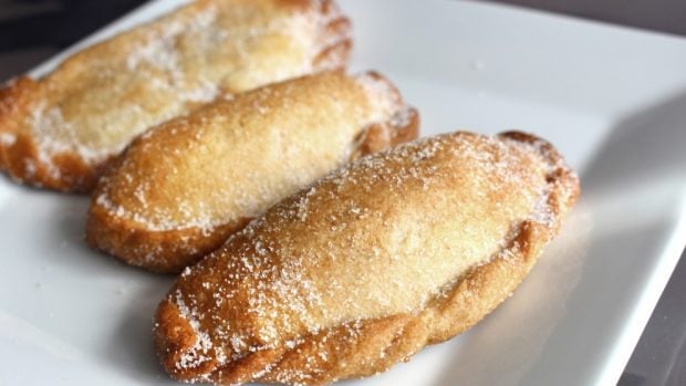 empanadas de vigilia con azúcar