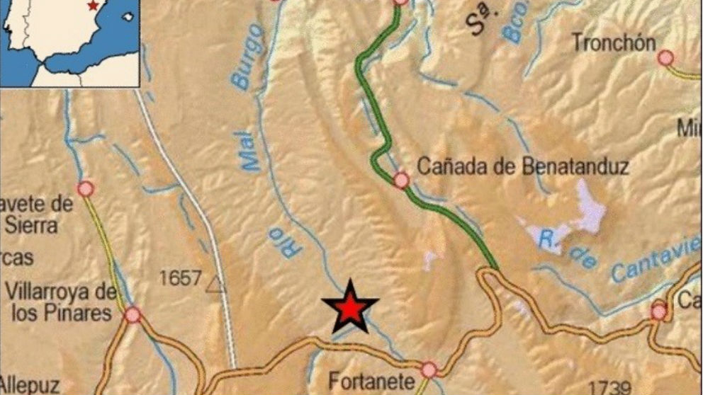 Terremoto en Fortanete (Teruel).