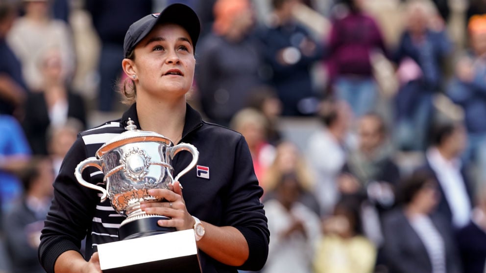 Barty, campeona de Roland Garros. (AFP)