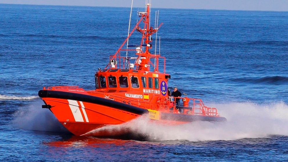 Un barco de Salvamento Marítimo.