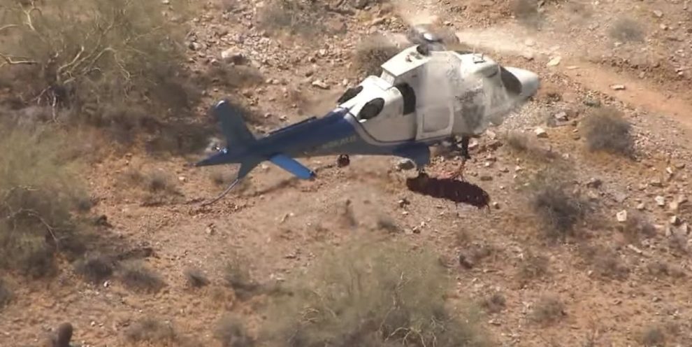 Facebook: Un rescate en helicóptero casi termina en tragedia