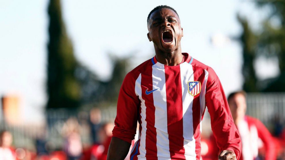 Salomón Obama con el Atlético de Madrid (@SalomonObama)
