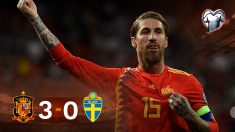 España se impuso por 3-0 a Suecia en el Bernabéu.