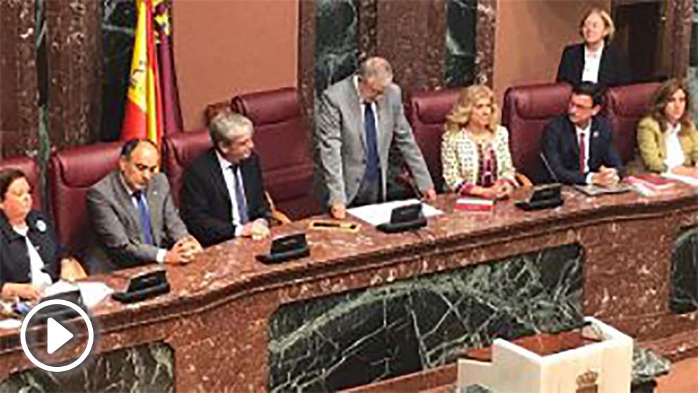 Sesión constitutiva de la Asamblea Regional de Murcia. Foto: EP