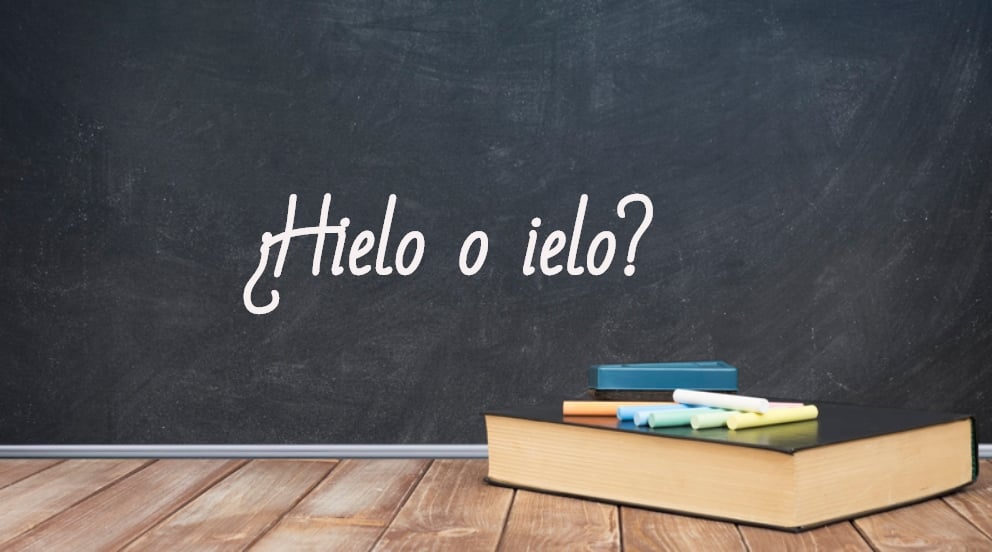Cómo se escribe hielo o ielo