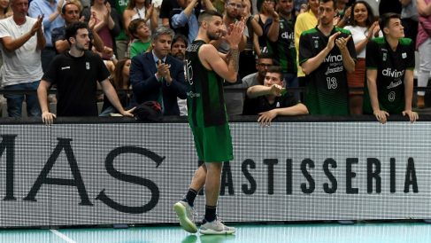 Laprovittola, en su último partido con Divina Seguros Joventut. (ACB)