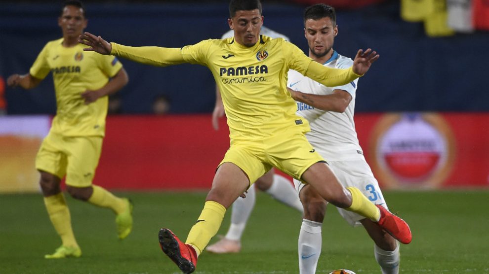 Pablo Fornals en un partido ante el Zenit (AFP)