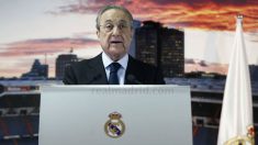 Florentino Pérez durante un acto.