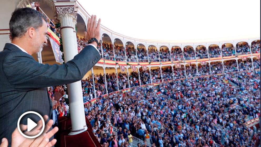 Felipe VI en Las Ventas (Foto: Casa del Rey)