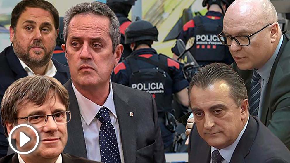 Los mandos de los Mossos, Castellví y Quevedo, incriminan a Puigdemont, Junqueras y Forn en el 1-O