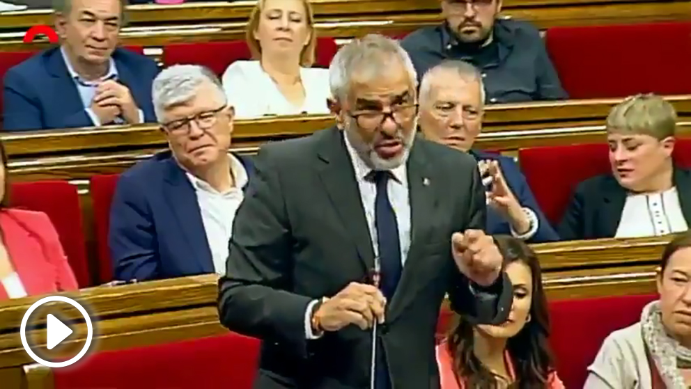 Carlos Carrizosa, portavoz de Ciudadanos en el Parlamento catalán. @Twitter