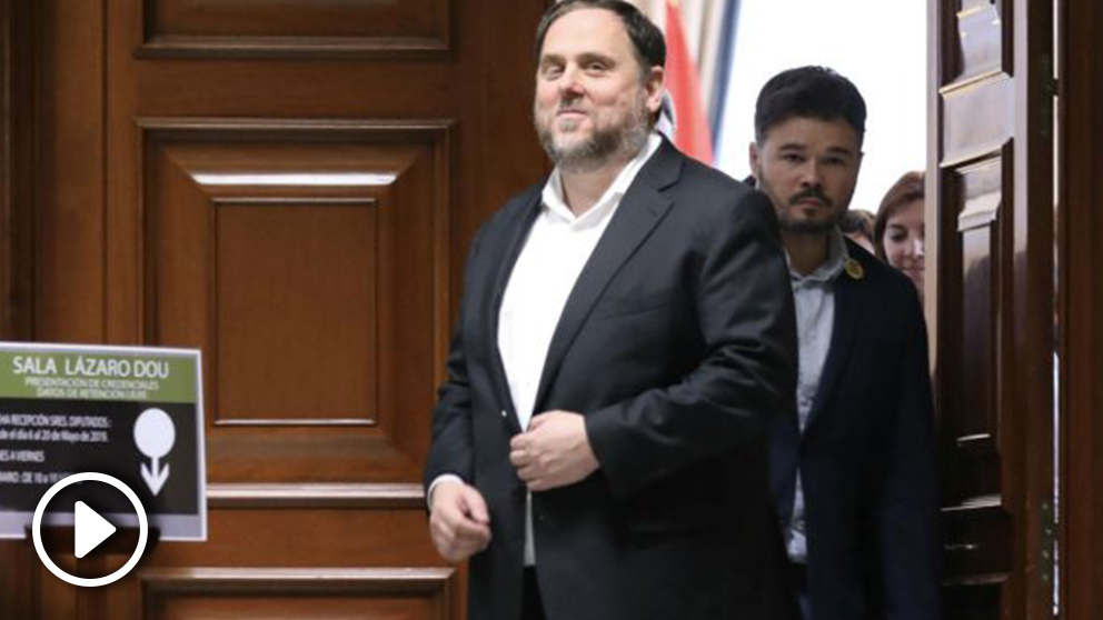Oriol Junqueras entrando al Congreso. Foto: Europa Press