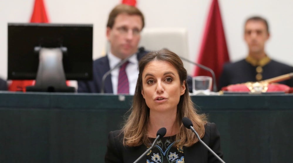 Andrea Levy, concejal de Cultura en el Ayuntamiento de Madrid.