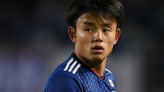 Kubo, con la selección japonesa.