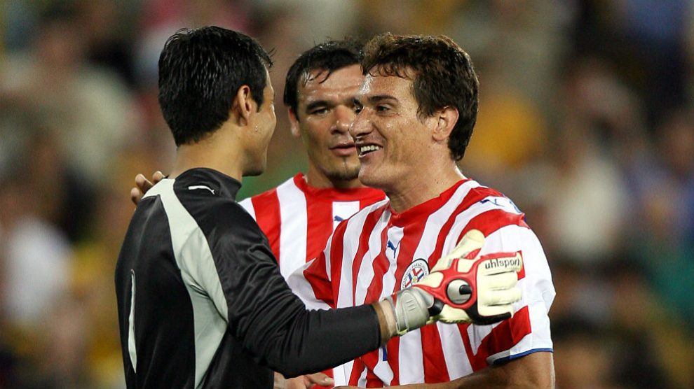 Carlos Alberto Gamarra con Paraguay (AFP)