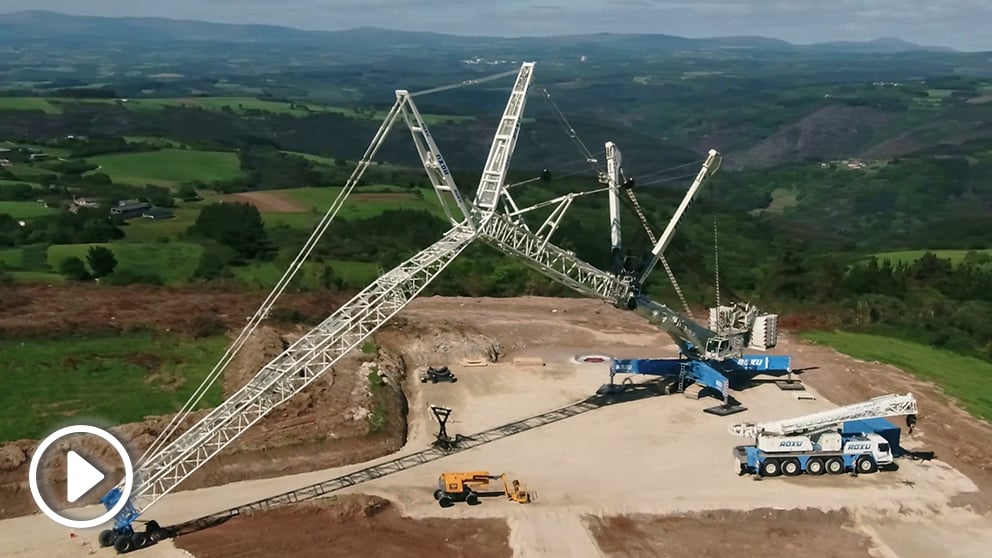 Endesa, a través de su división de energías renovables Enel Green Power ha comenzado la construcción del parque eólico Paradela (Foto: Endesa)