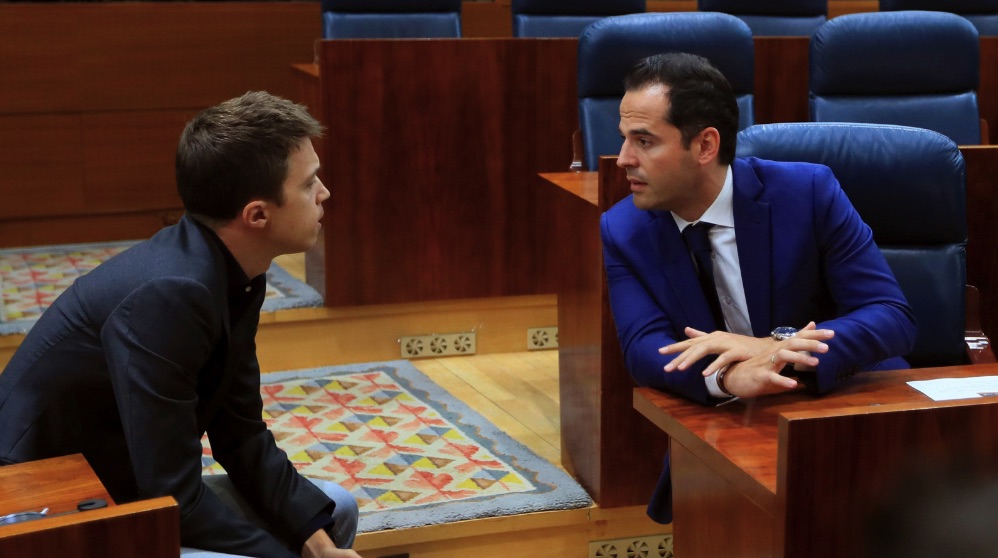 Íñigo Errejón e Ignacio Aguado. (Foto. EFE)
