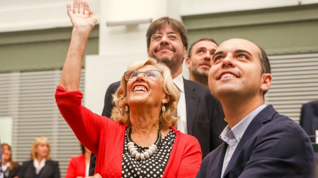 Manuela Carmena en el Pleno de investidura que perdió. Foto: Europa Press