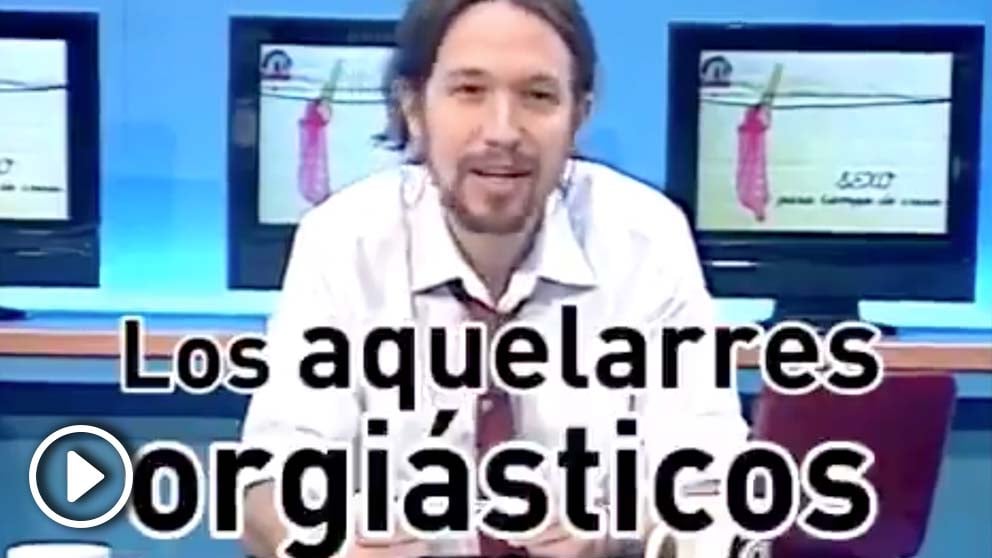 Vídeo de Anticapitalistas en el que Iglesias recuerda los «aquelarres orgiásticos» en los campamentos de la 4ª Internacional.