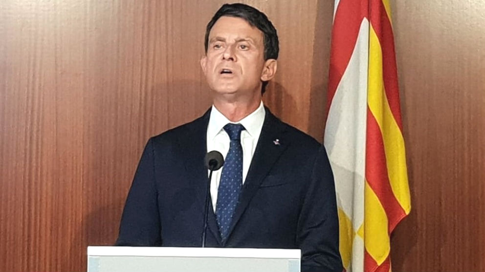 El concejal en el Ayuntamiento de Barcelona y ex primer ministro de Francia, Manuel Valls. (Foto: Europa Press)