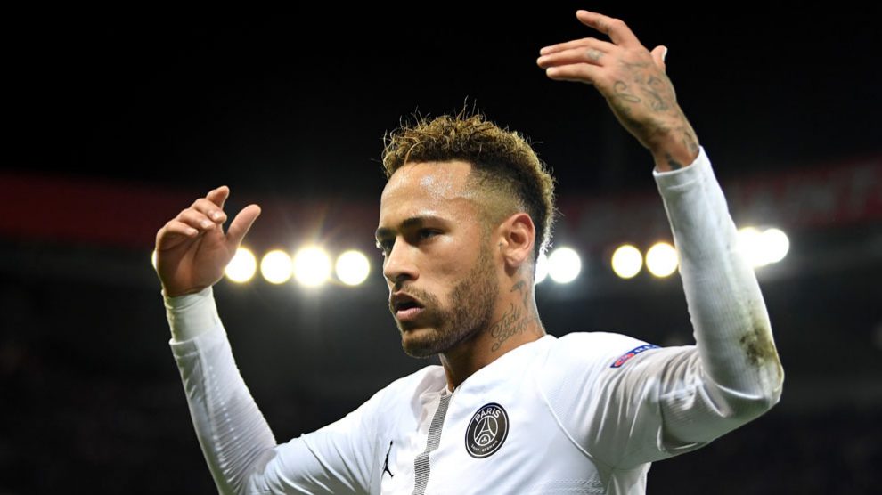 Neymar,-durante-uno-de-sus-últimos-partidos-con-el-PSG-(Getty)