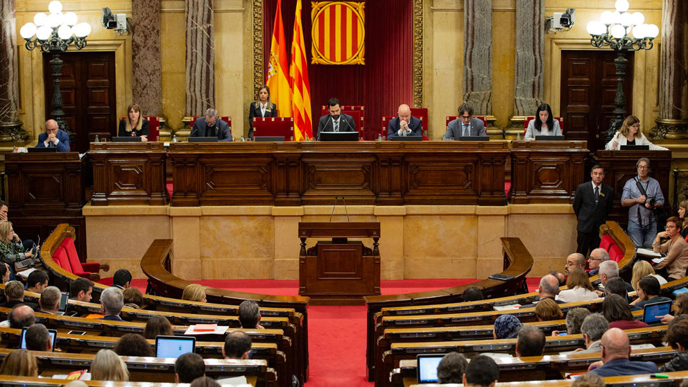 Parlament de Cataluña. Foto: EP