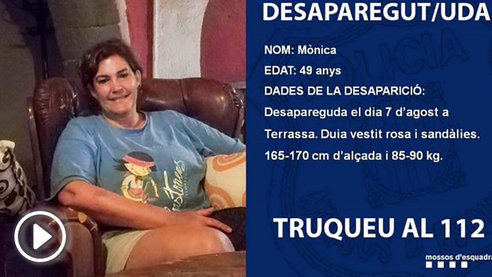 monica-asesinada-terrasa-playUn detenido por la desaparición de una mujer en Terrassa en agosto de 2018