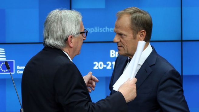 Jean Claude Juncker y Donald Tusk @Getty