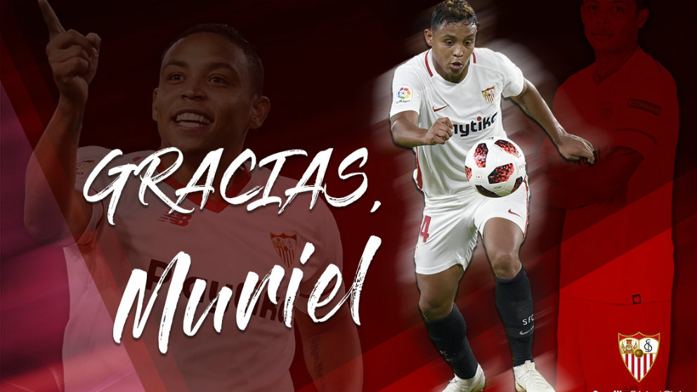 El Sevilla ha hecho oficial el traspaso de Luis Muriel (Sevilla Fútbol Club)