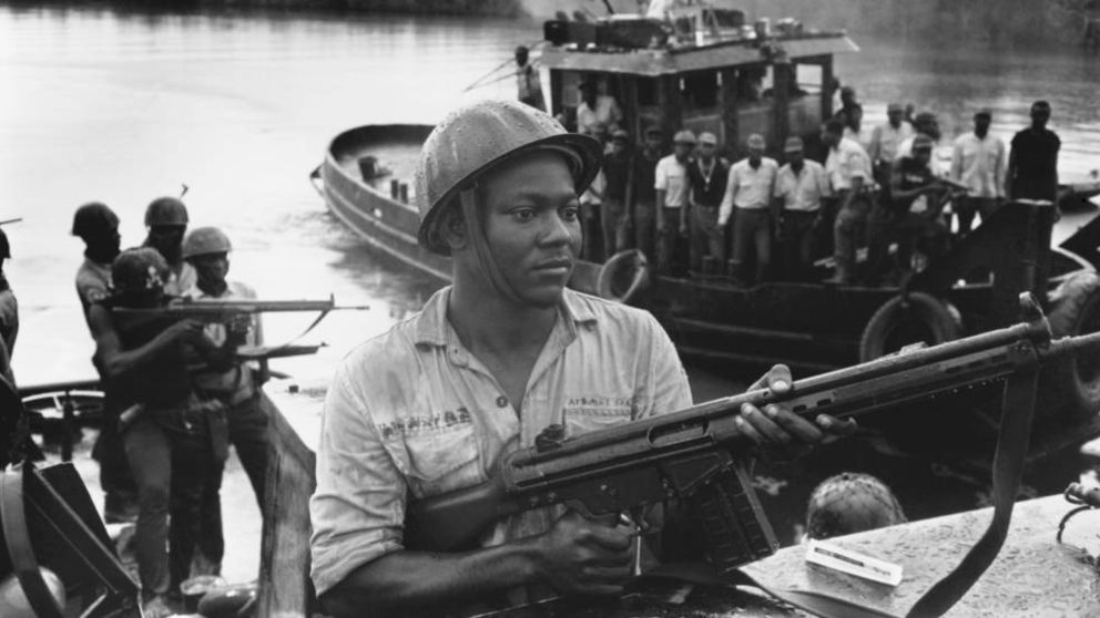El 6 de julio de 1967 estalla la guerra entre Nigeria y Biafra